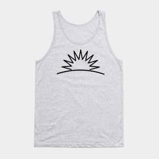 West on Colfax Sun logo black Tank Top